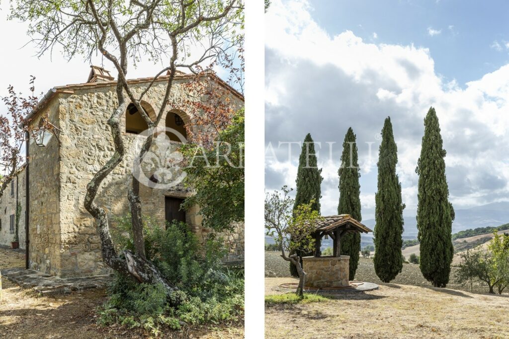 Casale panoramico ed esclusivo con terreno- Pienza