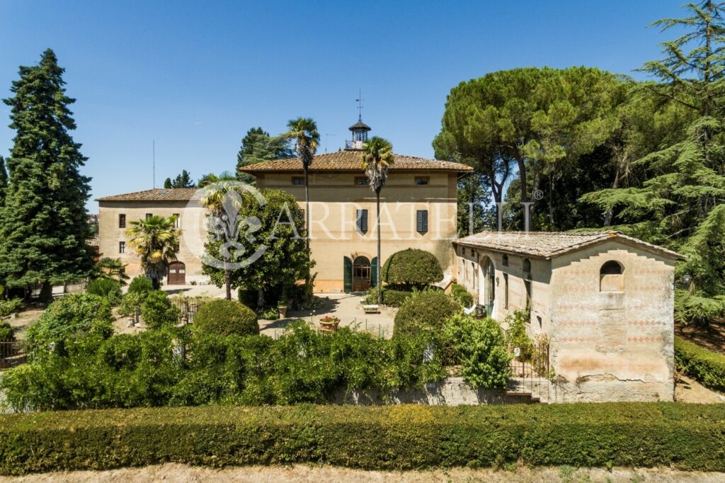 Castle with farm near Siena