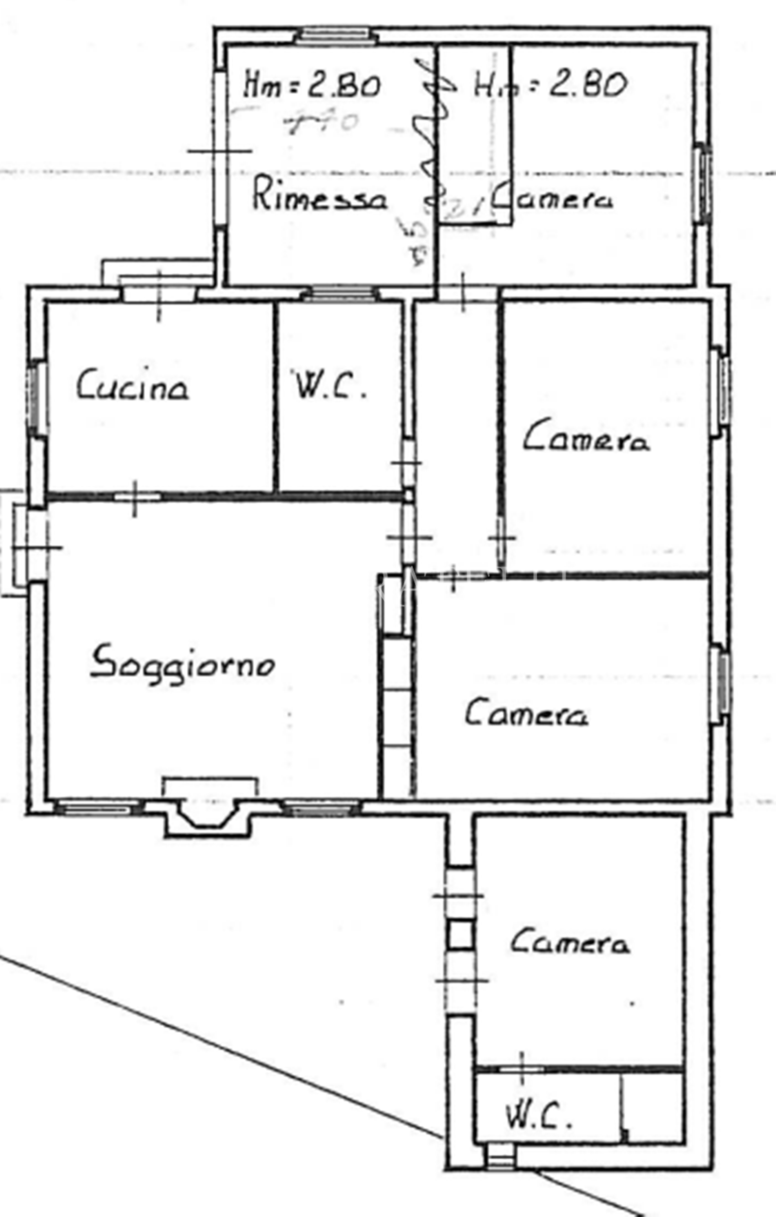 Casale con dépendance, piscina e terreno