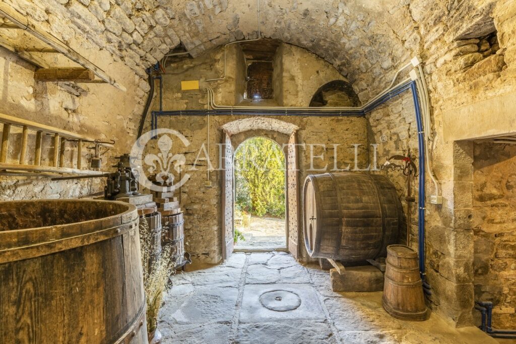 Farmhouse with tower and pool in Cortona