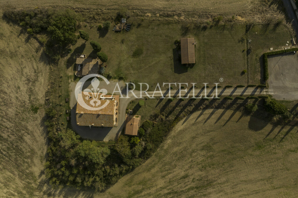 Casale in Pietra panoramico a San Quirico d’Orcia.