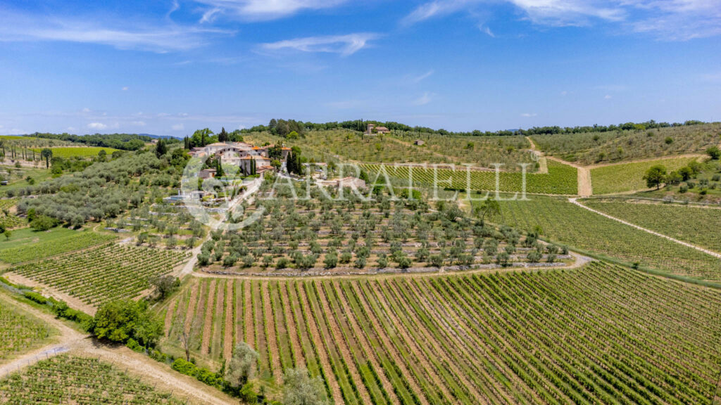 Ville restaurate in borgo toscano con piscine