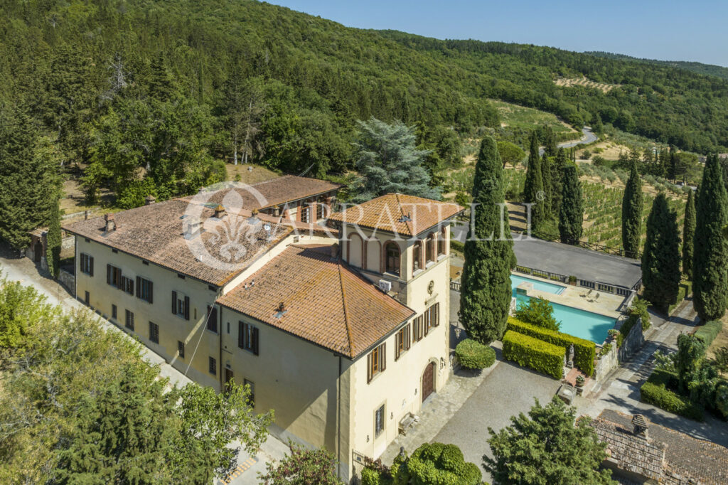 Azienda vitivinicola e olearia con parco e piscina