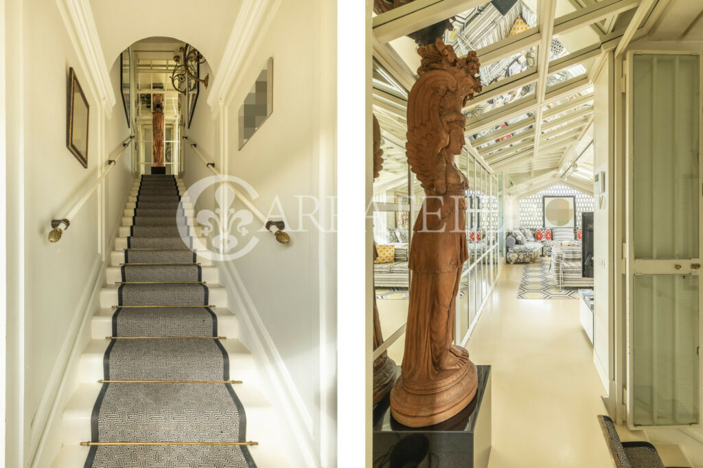 Penthouse with terrace and view of Rome