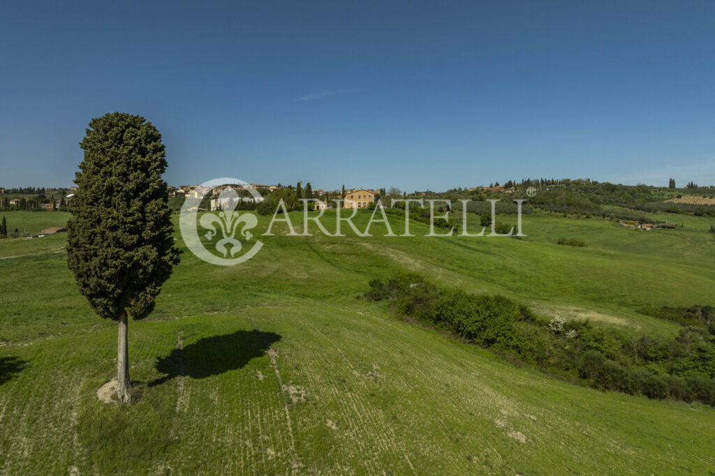 Casale in Pietra panoramico a San Quirico d’Orcia.