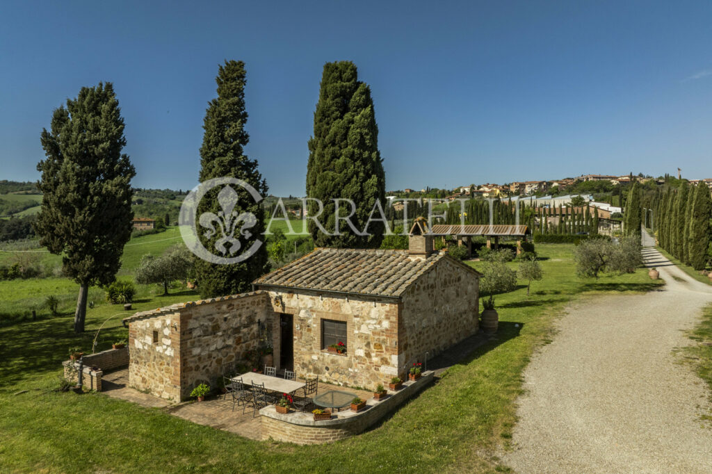 Casale in Pietra panoramico a San Quirico d’Orcia.