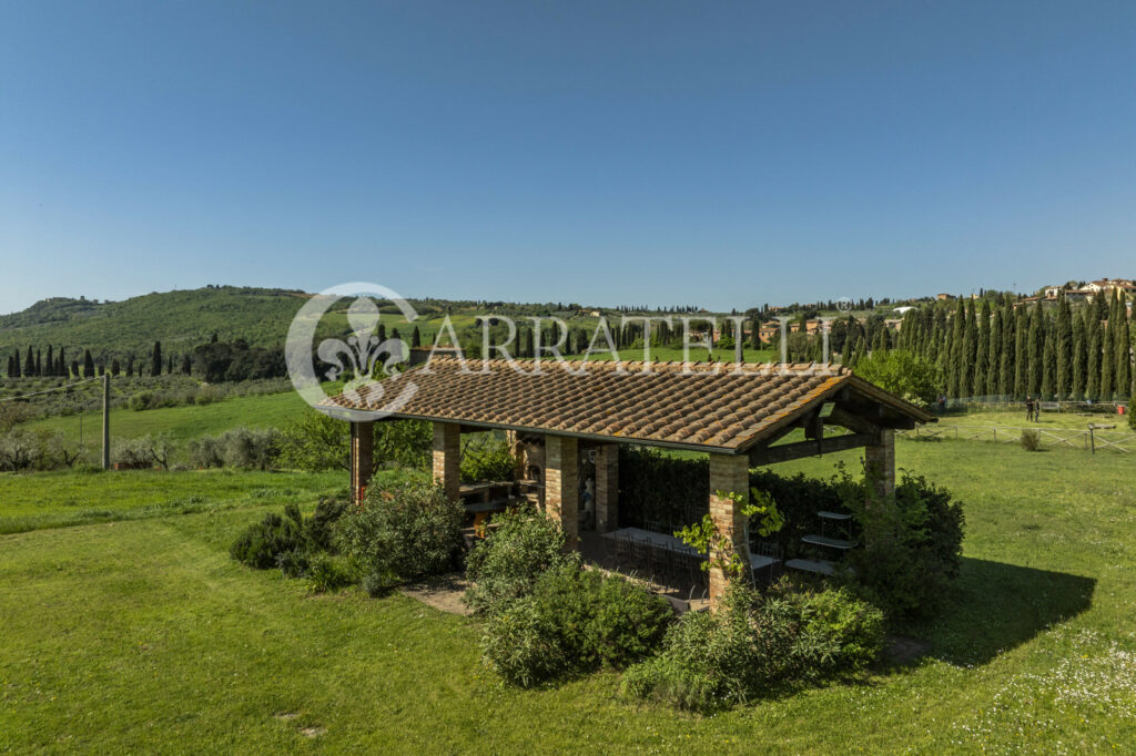 Casale in Pietra panoramico a San Quirico d’Orcia.