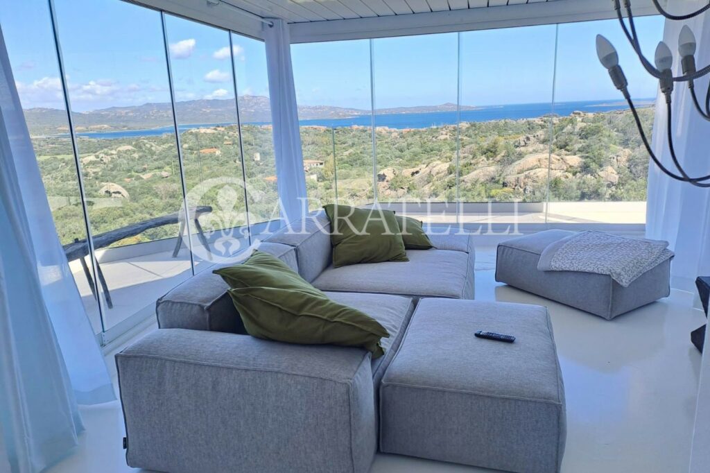 cottage with stunning views of the sea of Sardinia