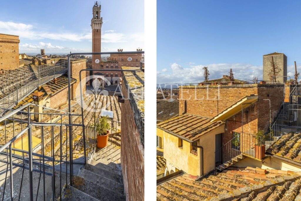 Attico a Siena con terrazze panoramiche Toscana