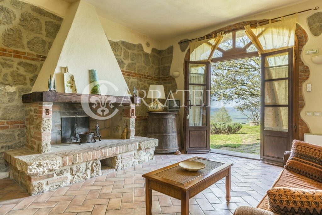 Farmhouse with breathtaking view in Pienza, Val d’Orcia, Tuscany.