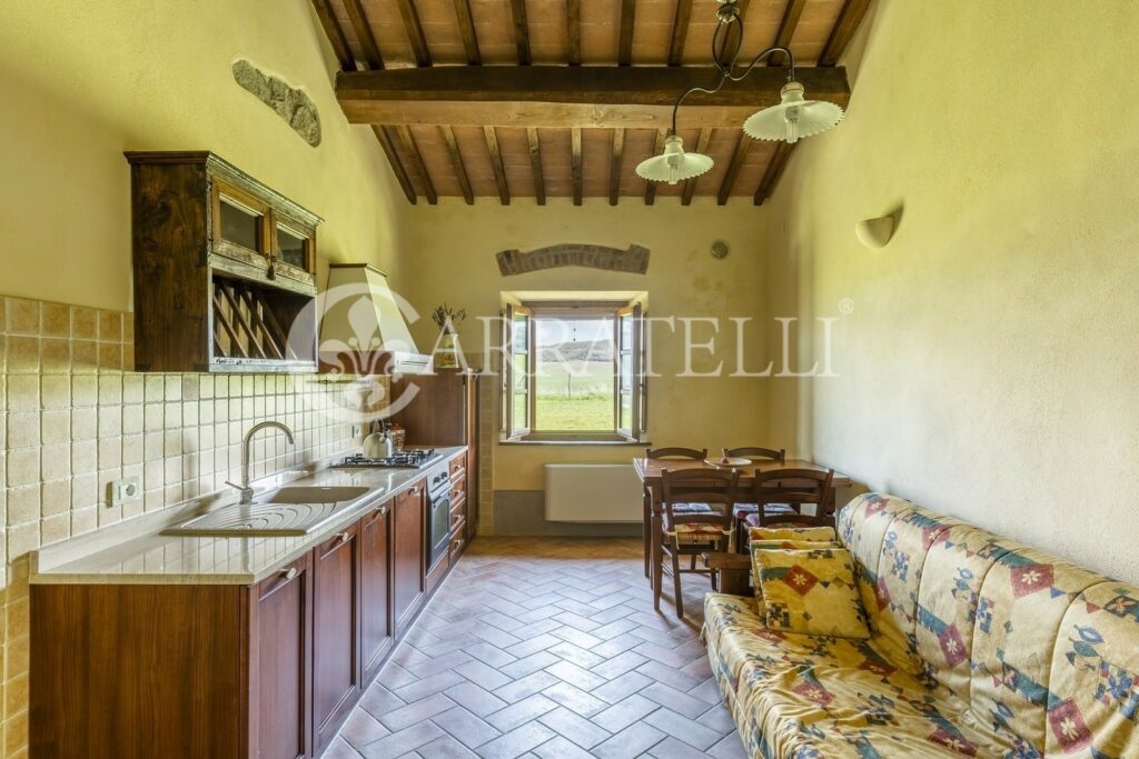 Farmhouse with breathtaking view in Pienza, Val d’Orcia, Tuscany.