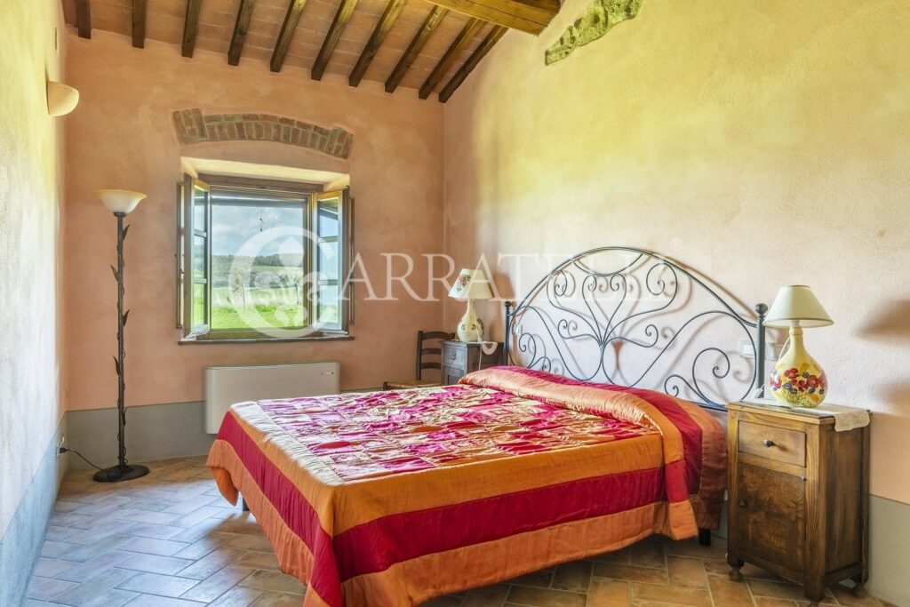 Farmhouse with breathtaking view in Pienza, Val d’Orcia, Tuscany.