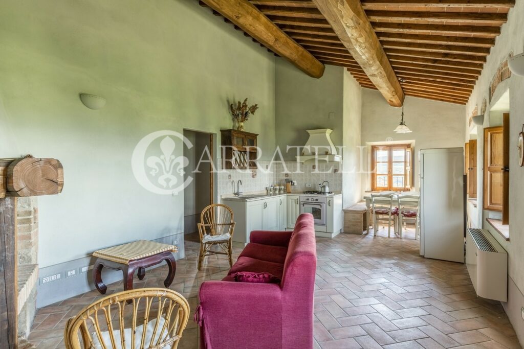 Farmhouse with breathtaking view in Pienza, Val d’Orcia, Tuscany.