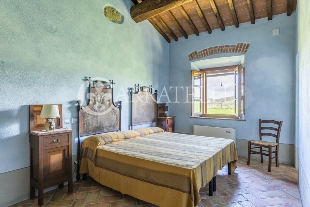 Farmhouse with breathtaking view in Pienza, Val d’Orcia, Tuscany.