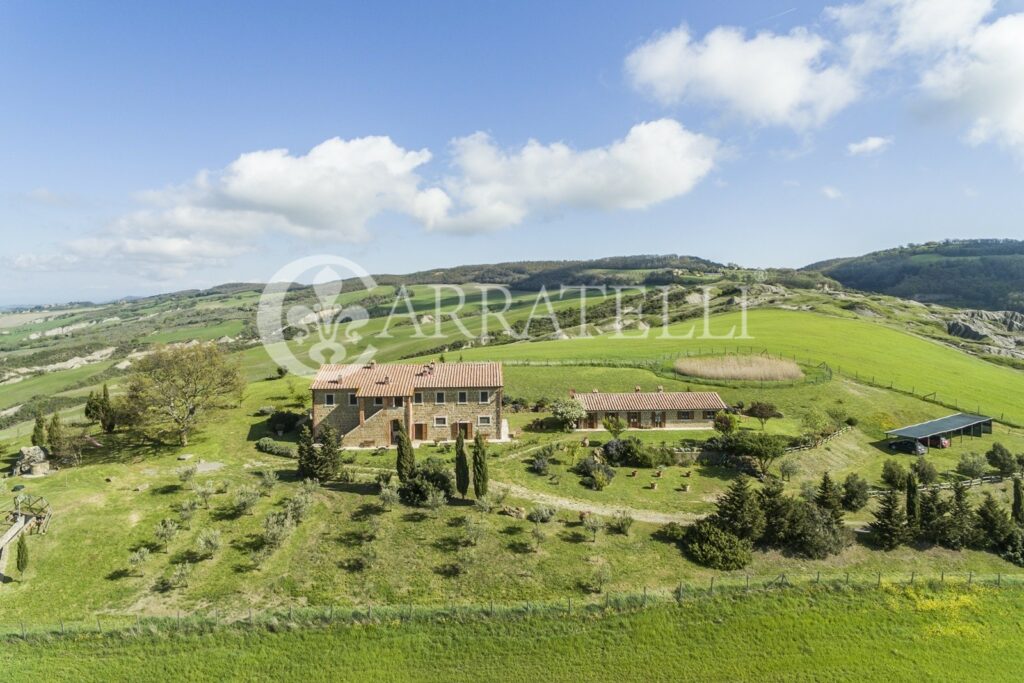 Farmhouse with breathtaking view in Pienza, Val d’Orcia, Tuscany.